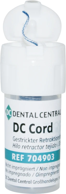DC Cord  Dose  275 cm Faden Gr. 1, blau-weiß
