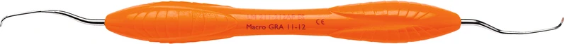 LM Macro Gracey   Stück  Figur 11\12, mesial, für Posterior, orange, LM-ErgoSense® Griff