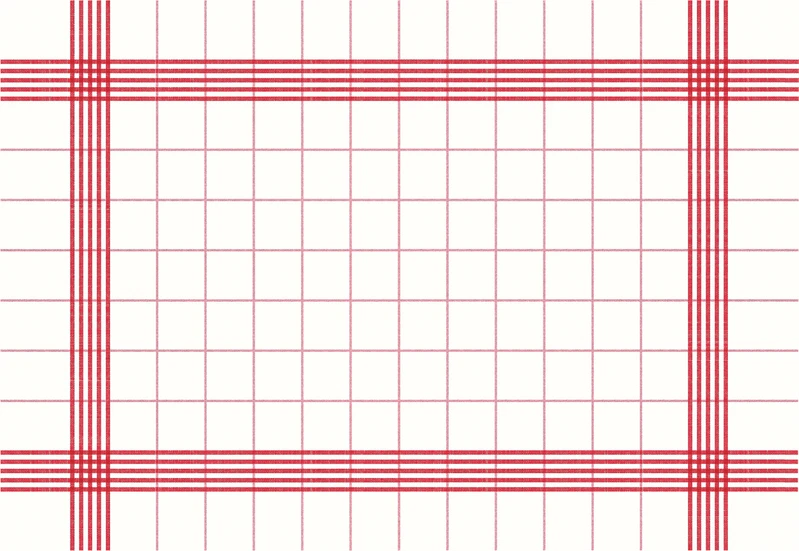 Servietten TOWEL Napkin  Packung  250 Stück rot\weiß, 38 x 54 cm