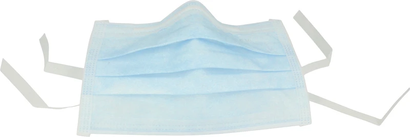 Monoart® Mundschutz Protection 3  Box  50 Stück zum Binden, blau