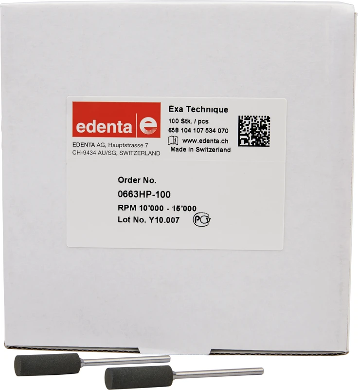 Exa Technique  Packung  100 Stück grau mittel, HP, Figur 107, 20 mm, ISO 070