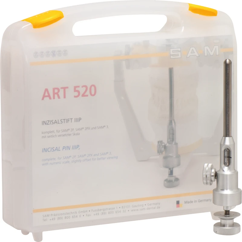 Inzisalstifte  Stück  IIIP komplett, mit seitlich versetzter Skala, für SAM 2P, 2PX, 3