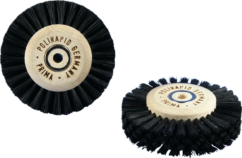 Prima Rundbürsten  Stück  mit HK, 4-reihig, Chungking schwarz breit, Kern: Ø 40 mm, Außen: Ø 70 mm