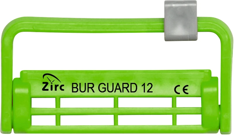 Steri-Bur Guards  Stück  für 12 Instrumente, neongrün, 7,3 x 3,9 x 1 cm