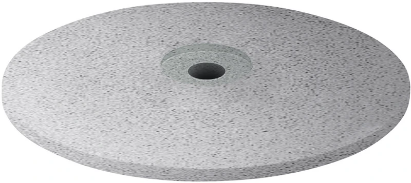 EVE ECOCERAM  Packung  10 Stück unmontiert, hellgrau grob, Figur Linse, 22 x 4 mm