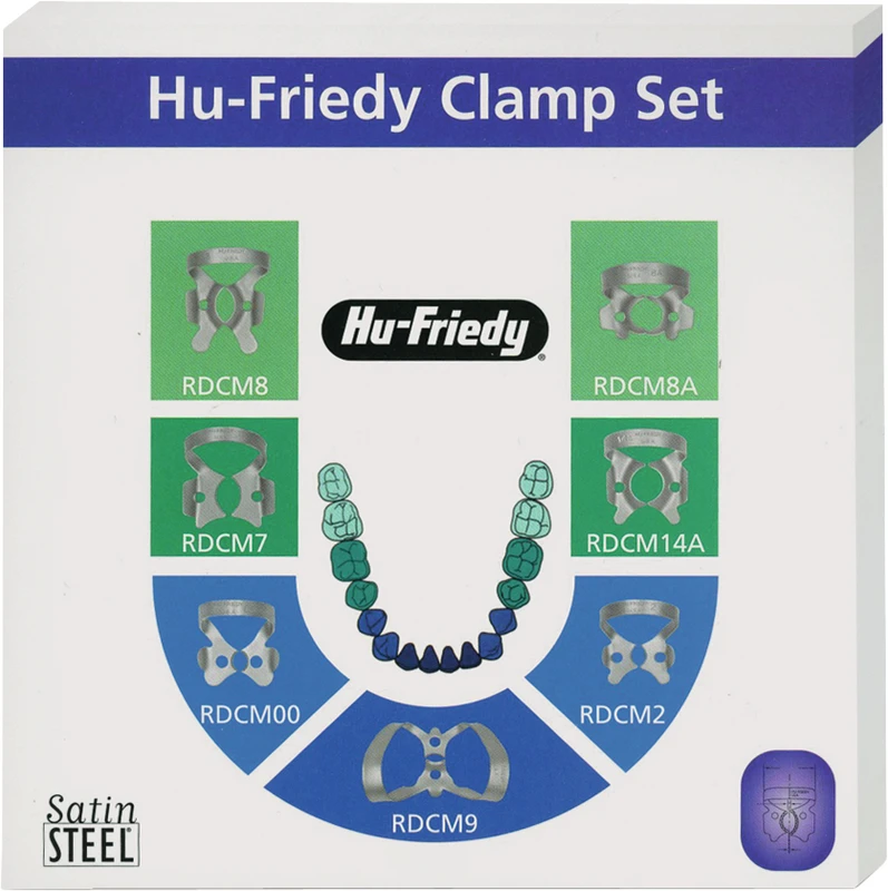 Kofferdam-Klammern  Stück  RDCSET7