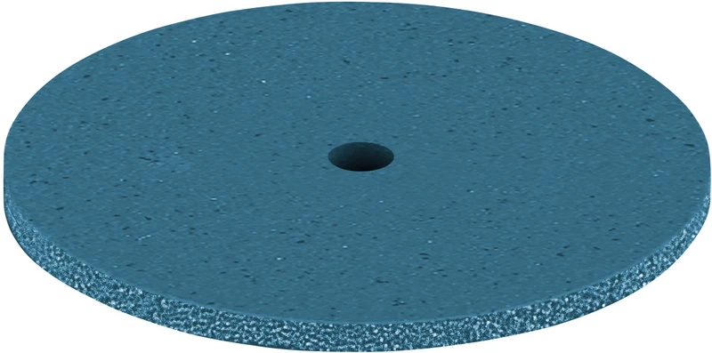 EVEFLEX  Packung  100 Stück unmontiert, blau sehr grob, Figur Scheibe, 22 x 1 mm