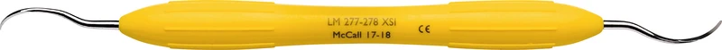LM Universalkürette McCall  Stück  Figur 17\18, gelb, LM-ErgoMax Griff