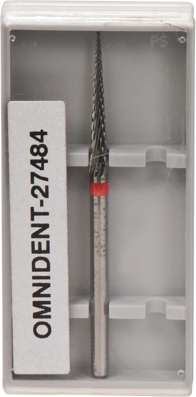 Omni HM-Fräser Schliff 20  Stück  kreuzverzahnt, rot fein, HP, Figur 187, 17 mm, ISO 023