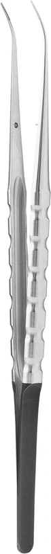 Mikrochirurgische Pinzetten   Stück  bogen, 18 cm