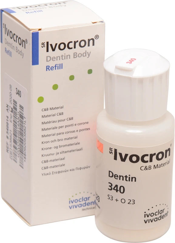 SR Ivocron®  Flasche  30 g Pulver dentin 340\3E