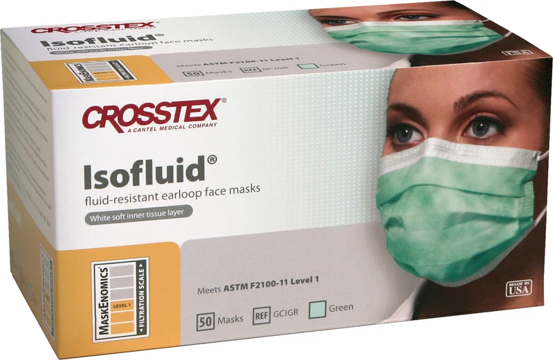 Isofluid earloop  Packung  50 Stück grün