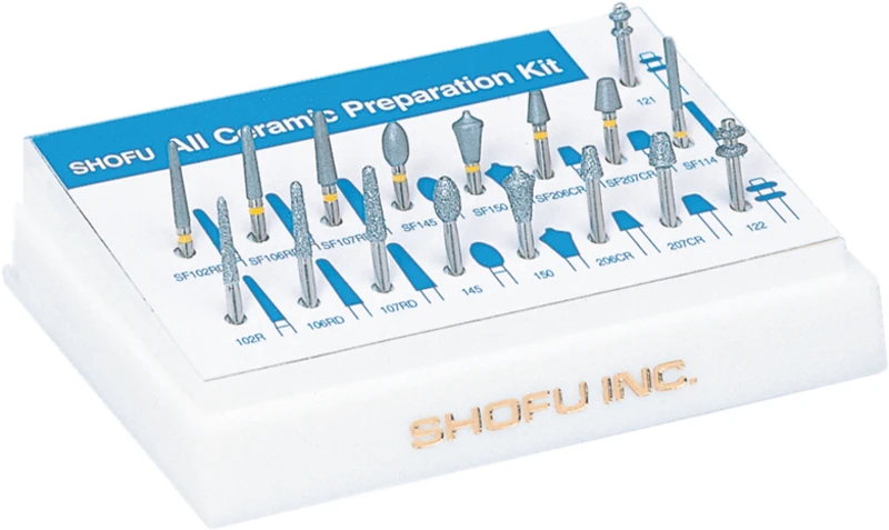 All Ceramic Preperation Kit  Kit  17 Stück
