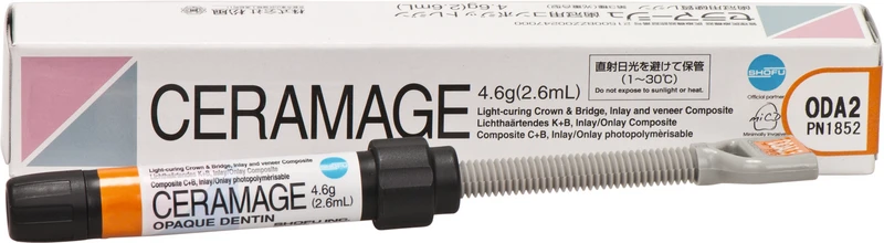 CERAMAGE   Spritze  4,6 g opaque dentin A2