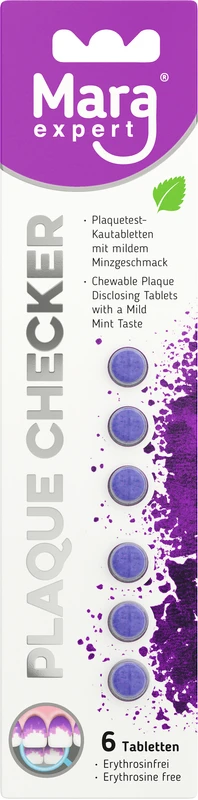 Mara Expert PLAQUE CHECKER  Packung  6 Kautabletten