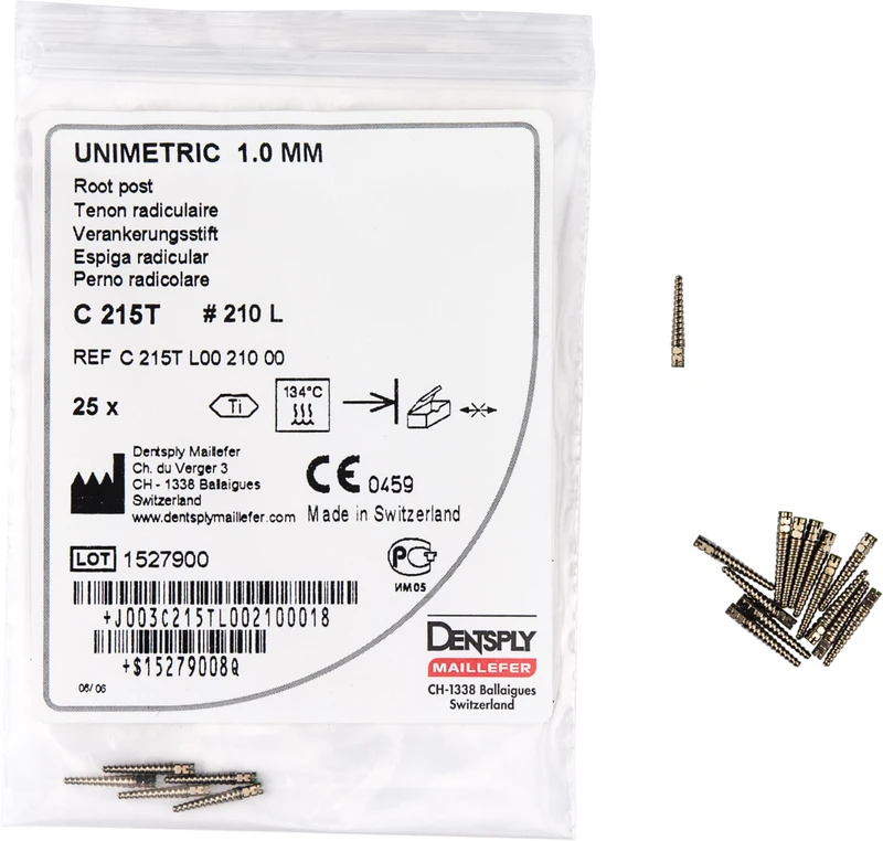 UNIMETRIC Integral  Nachfüllpackung  25 Stück Gr. 210L Titan