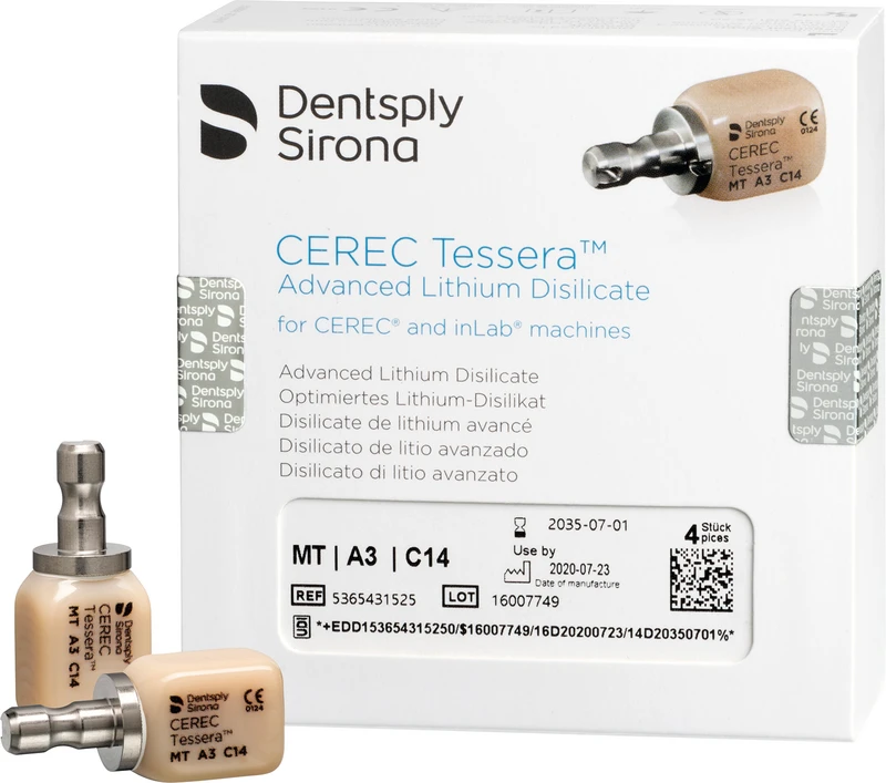 CEREC Tessera  Nachfüllpackung  4 Stück Größe C14, A3 MT