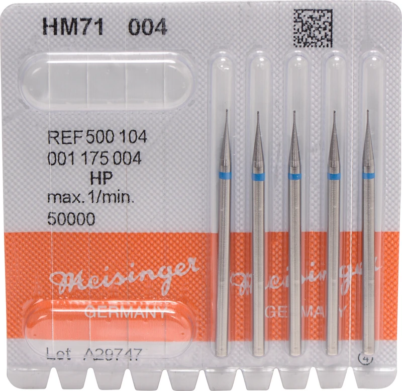 HM-Bohrer 71  Packung  5 Stück HP, Figur 001, ISO 004