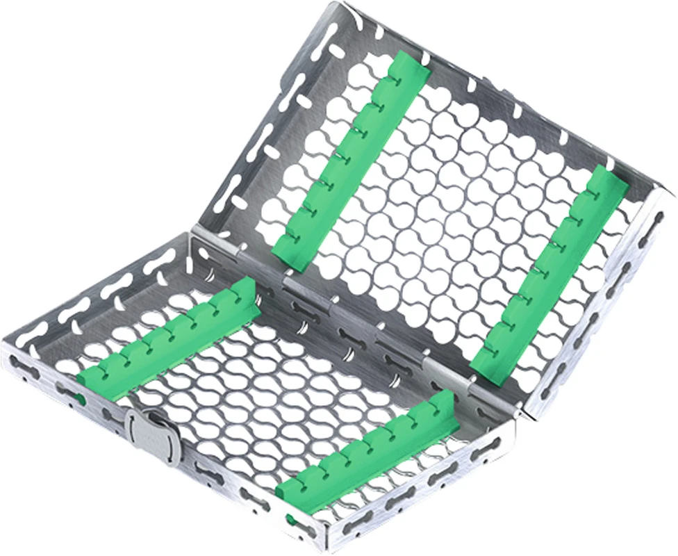 Galaxy Kassette Auto Grip  Stück  für 14 Instrumente, 18 x 10, grün