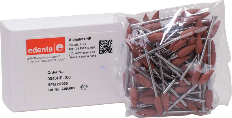 Alphaflex  Packung  100 Stück braun, HP, Figur 257, 16,3 mm, ISO 055