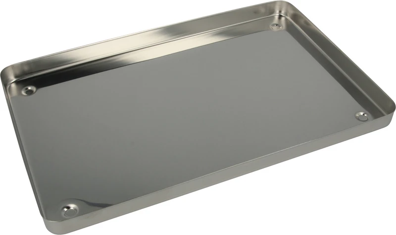 Norm-Tray Edelstahl  Stück  Boden ungelocht