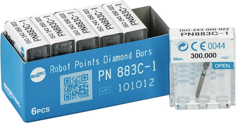 Robot Points FG  Packung  6 Stück grün grob, FG, Figur Knospe, 5 mm, ISO 022