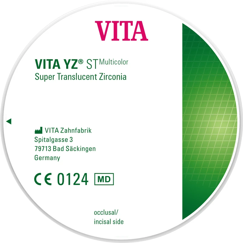 VITA YZ® ST Multicolor DISC VITA classical A1-D4®  Stück  Ø 98,4 mm, H18 mm, D4