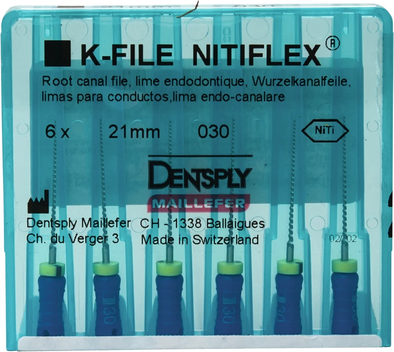 File NiTiflex  Packung  6 Stück 21 mm ISO 030