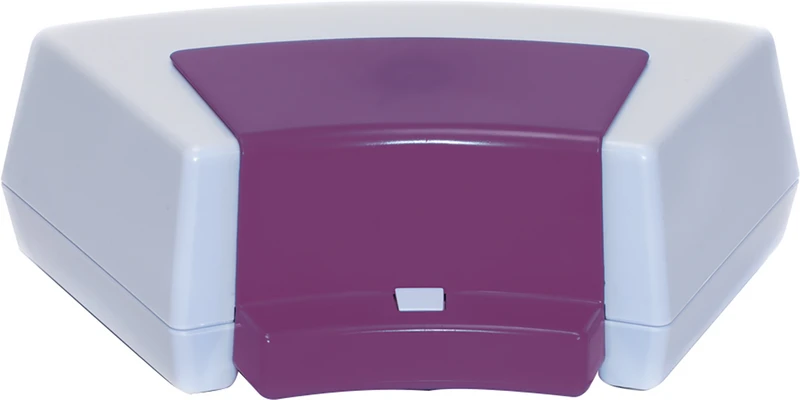 Bobby  Stück  hellgrau, Clip telemagenta