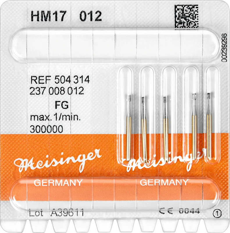 Kronentrenner HM 17  Packung  5 Stück Querhiebverz., FG, Figur 237, 1,7 mm, ISO 012