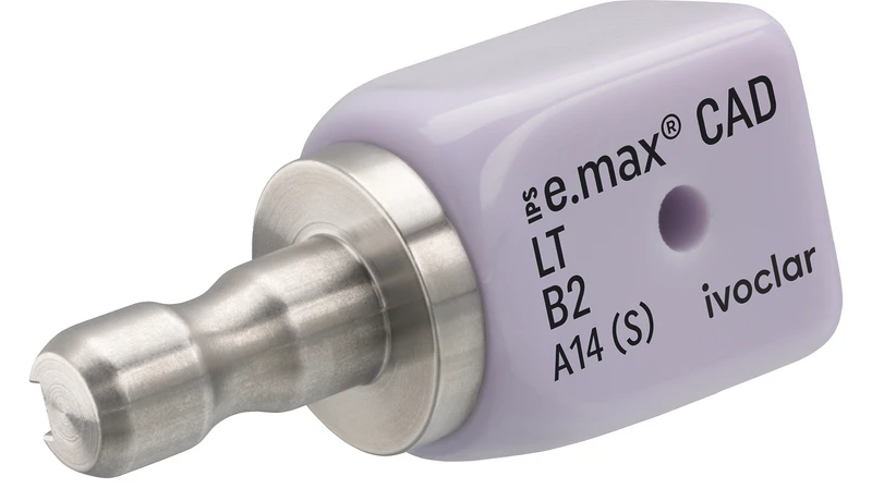 IPS e.max CAD for CEREC\inLab  Packung  5 Stück Gr. A14 S, B2 LT