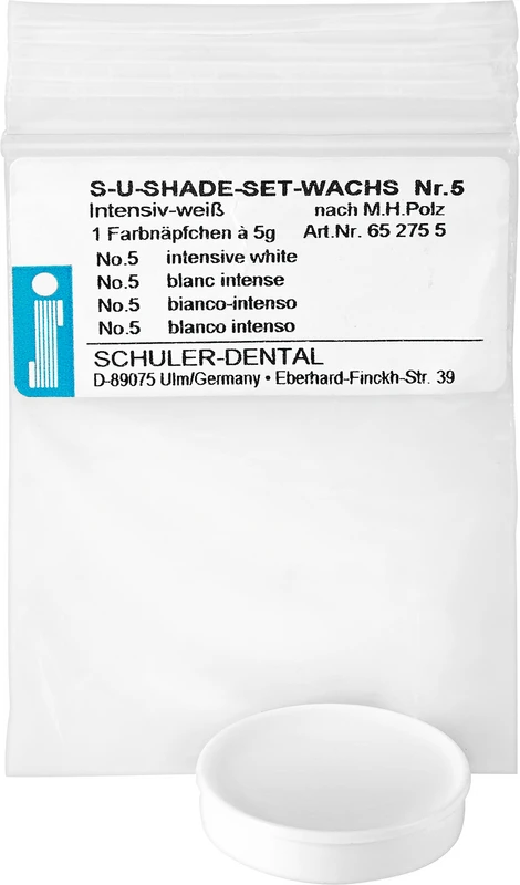 S-U-Shade-Set  Packung  5 g Farbnäpfchen intensiv-weiß