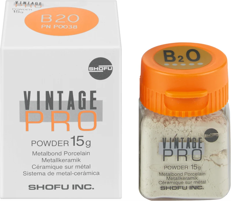 VINTAGE PRO  Dose  15 g Pulver shade opaque B2O