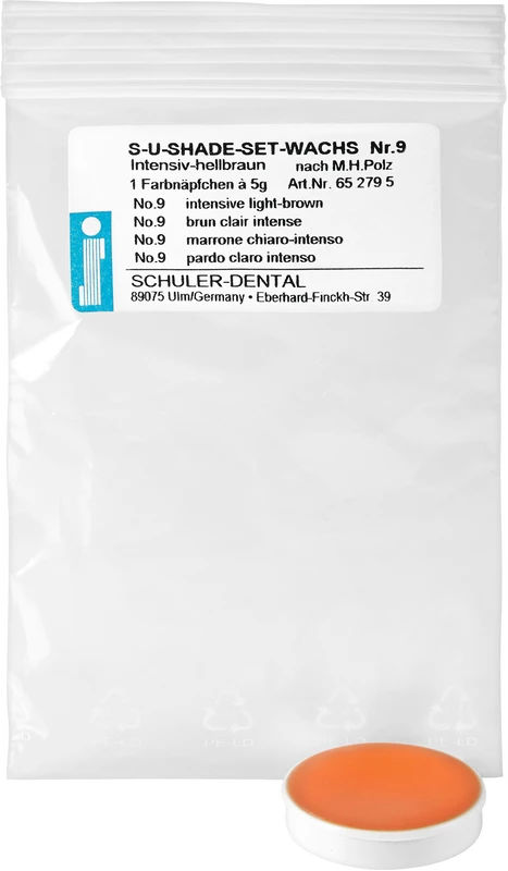 S-U-Shade-Set  Packung  5 g Farbnäpfchen intensiv-hellbraun