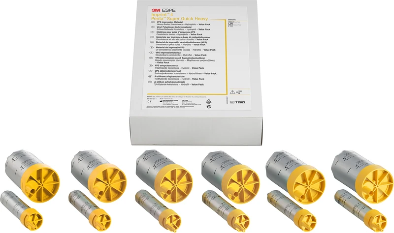 Imprint 4 Penta Heavy  Value Pack  6 x 300 ml Basispaste, 6 x 60 ml Katalysator Super Quick