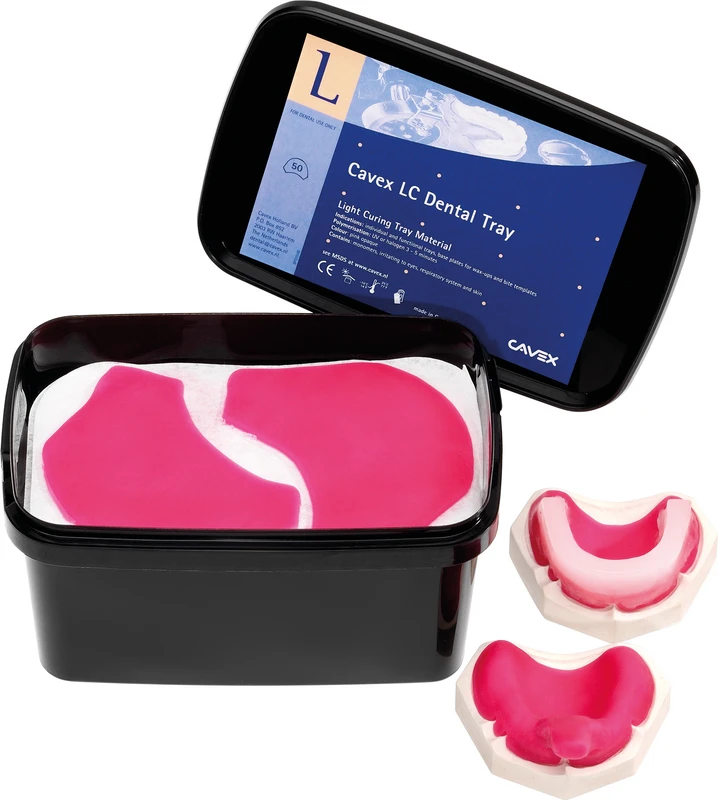 Cavex LC Dental Tray  Packung  50 Stück, rosa