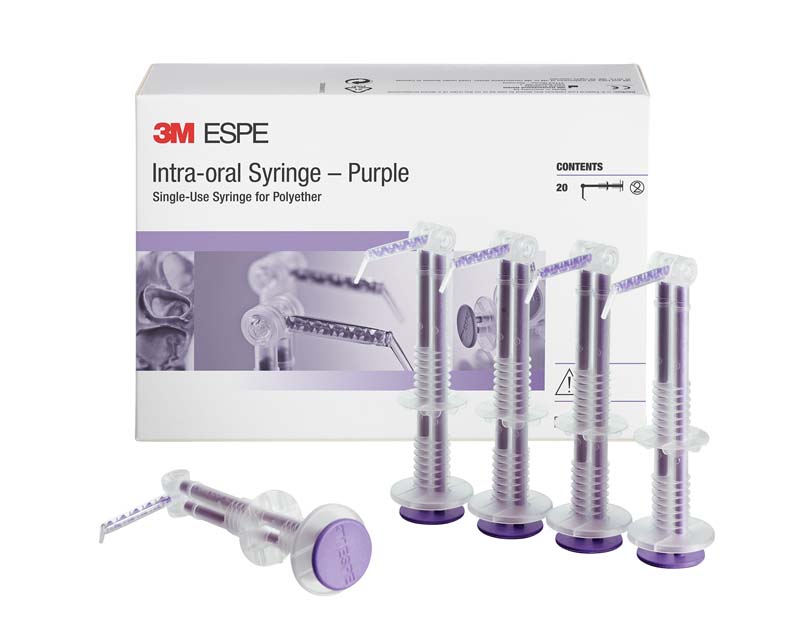 Intra-oral Syringe  Packung  20 Stück lila