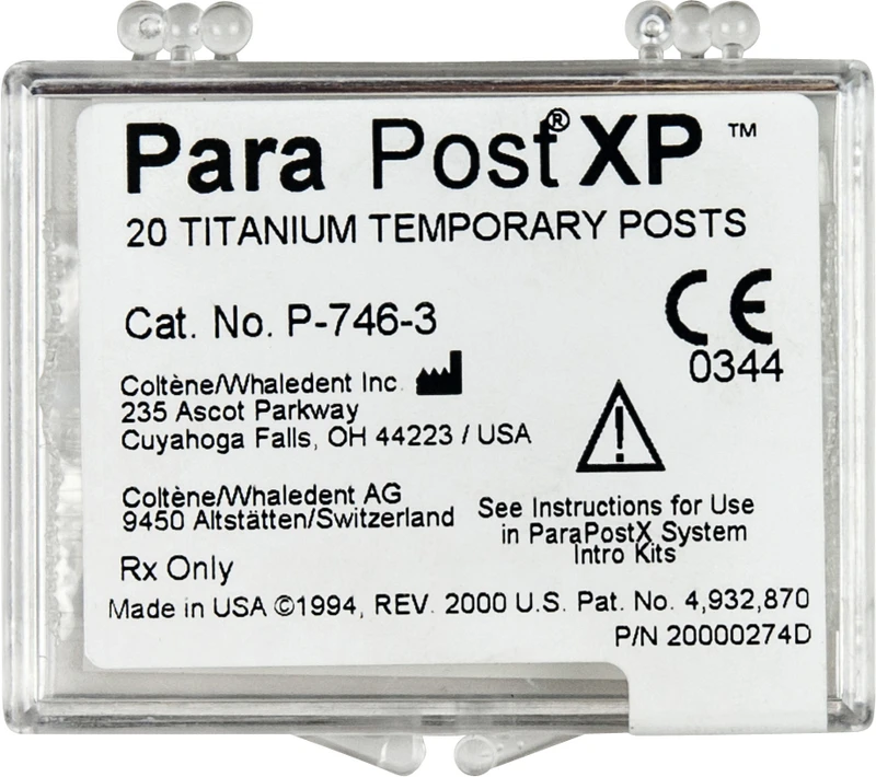 ParaPost® XP Temporärstifte  Packung  20 Stück Gr. 3