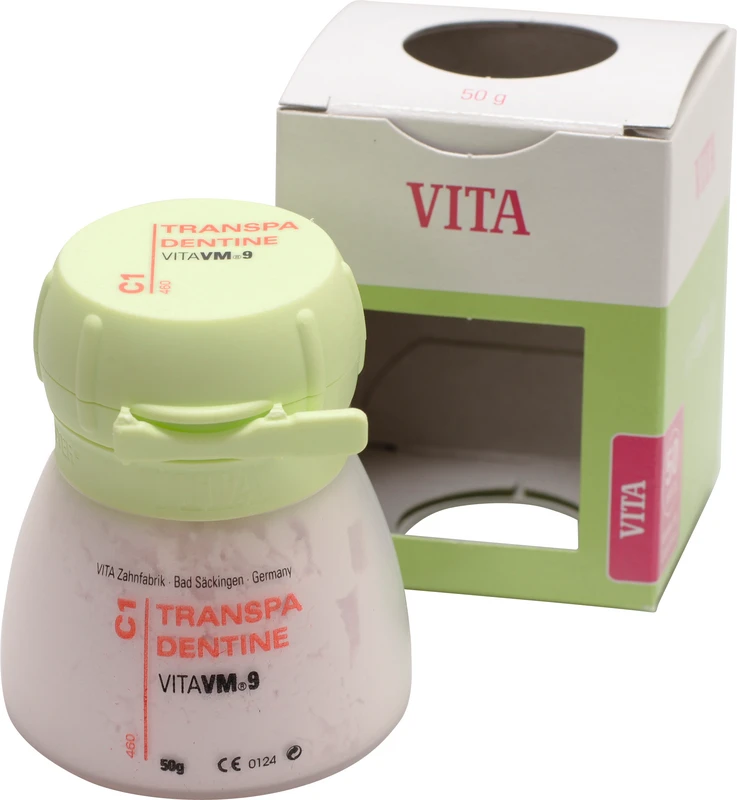 VITA VM® 9 classical A1-D4®  Dose  50 g Pulver transpa dentine C1