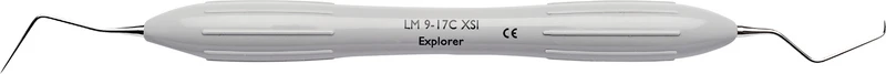LM Sonden (Explorer)   Stück  Figur 9\17C, zentriert, grau, LM-ErgoMax Griff