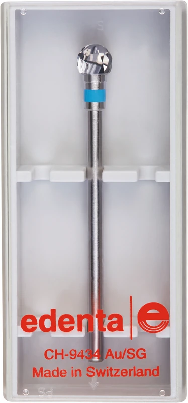 HM-Fräser Schliff 10  Stück  Kreuzverzahnung, blau standard, HP, Figur 001, 4,5 mm, ISO 050