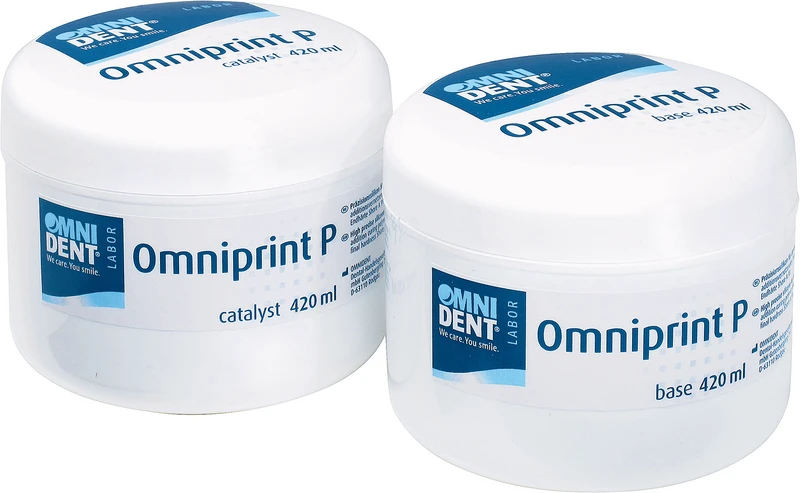 Omniprint P  Packung  420 ml Dose base, 420 ml Dose catalyst