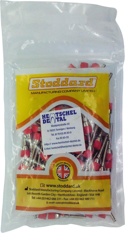 SMART Line Nylon Polierbürsten  Packung  100 Stück rosa weich, Ø 7 mm