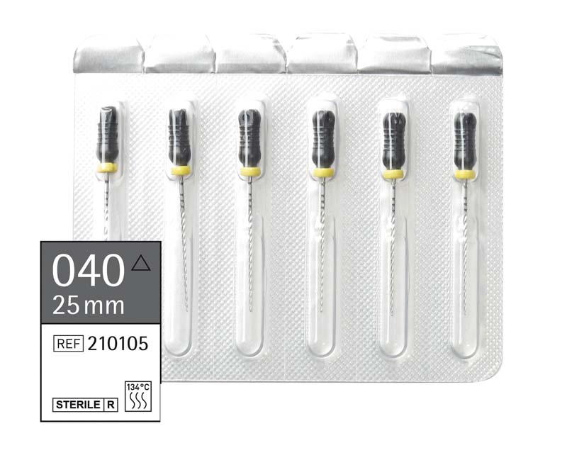 Omni K-Bohrer steril  Packung  6 Stück steril, 25 mm, ISO 040