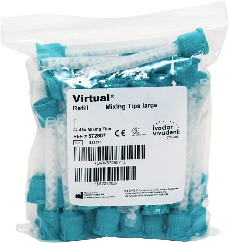 Virtual® Mixing Tips  Packung  48 Stück grün, L
