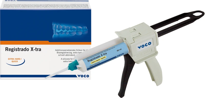 Registrado X-tra  Packung  2 x 50 ml Doppelkartusche, Mischkanülen Typ 16