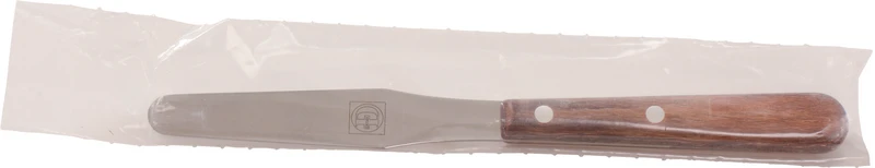 Anmischspatel  Stück  02036, rostfrei, Holzgriff