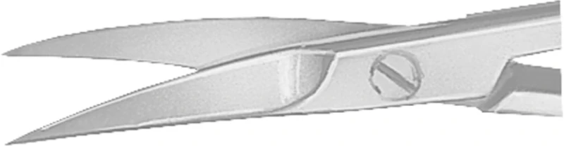 Feine Scheren  Stück  BC101R, 90 mm, gebogen