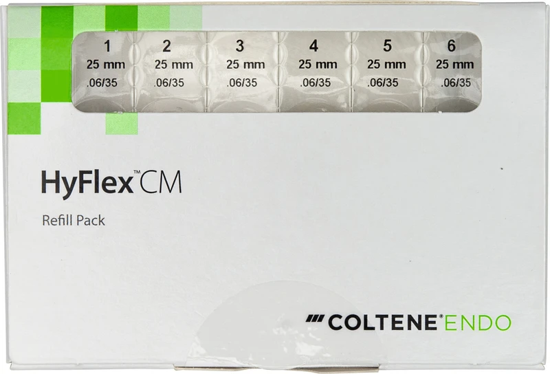 HyFlex® CM  Packung  6 Stück 25 mm, Taper.06 ISO 035