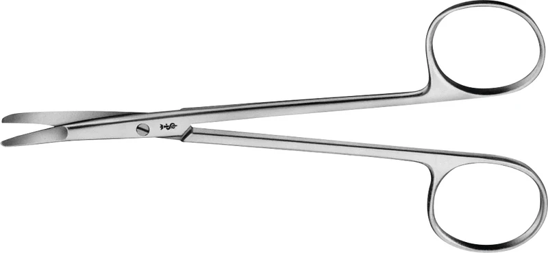 Präparierschere nach Kilner  Stück  BC166R, 125 mm, gebogen